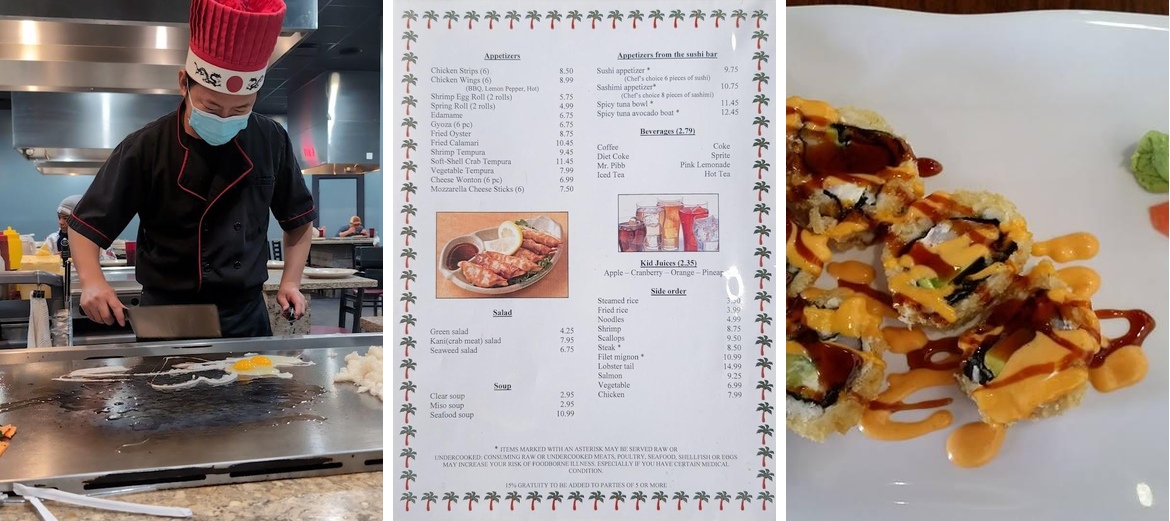 Hachi Sushi and Japanese Grill Menu